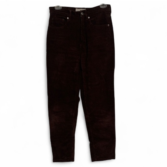 Everlane Pants - Everlane Dark Brown Corduroy Tapered Pants
